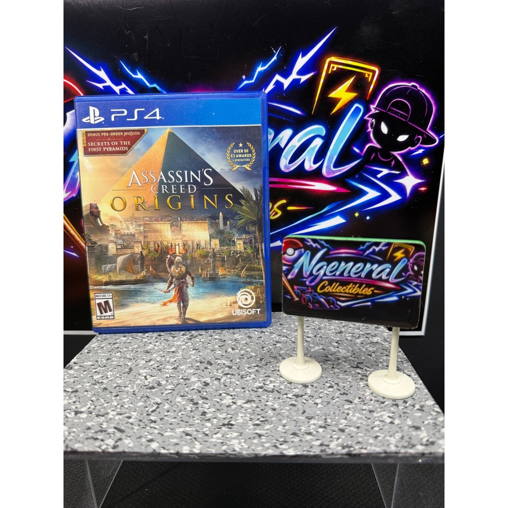 Assassins Creed Origins Sony PlayStation 4 PS4 Ubisoft 2017 CIB Physical Disc